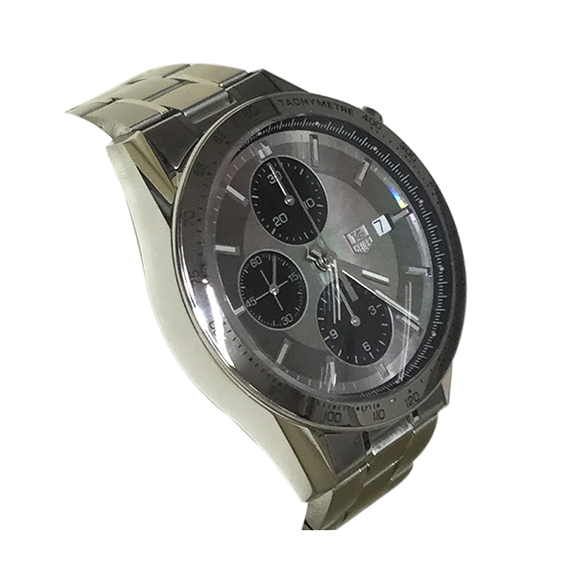 

Tag Heuer Black MOP Stainless Steel Carrera Men's Wristwatch
