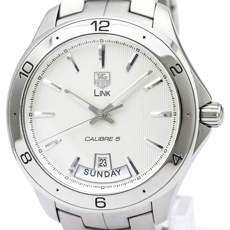 

Tag Heuer Silver Stainless Steel Link Calibre