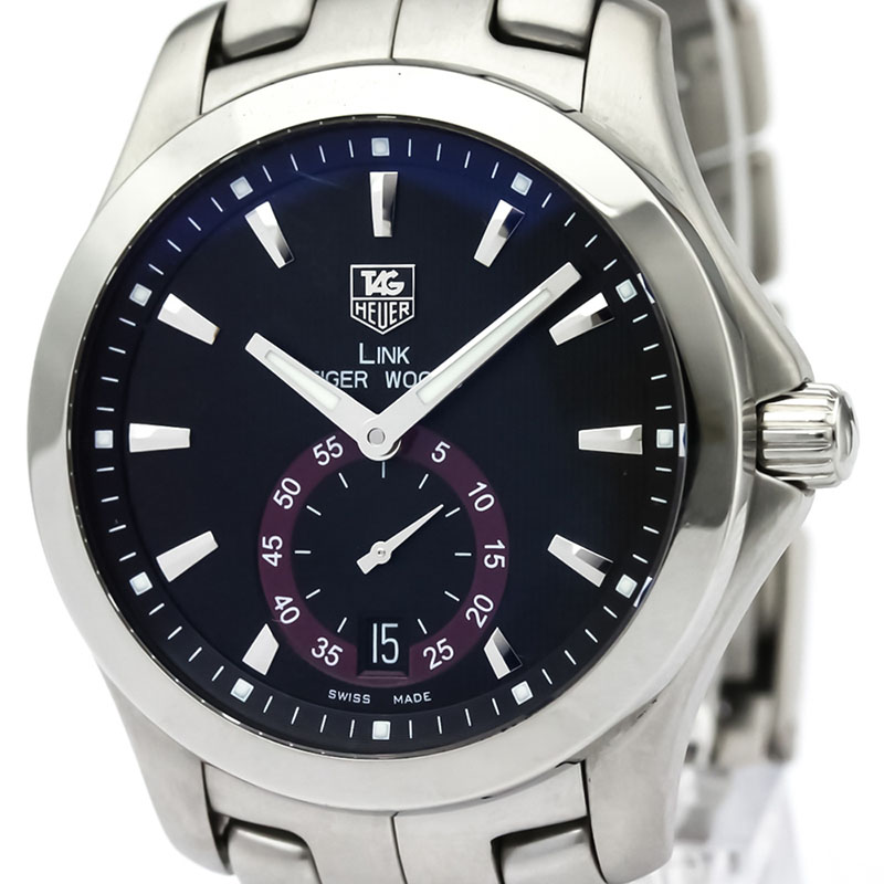 

Tag Heuer Black Stainless Steel Link Men's Wristwatch