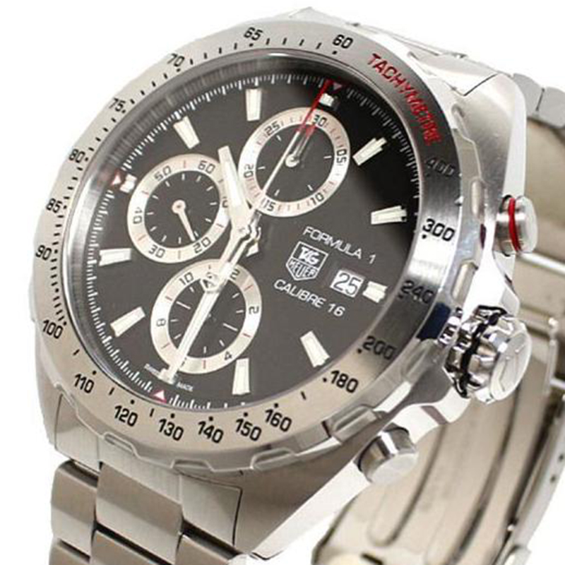 

Tag Heuer Black Stainless Steel Formula
