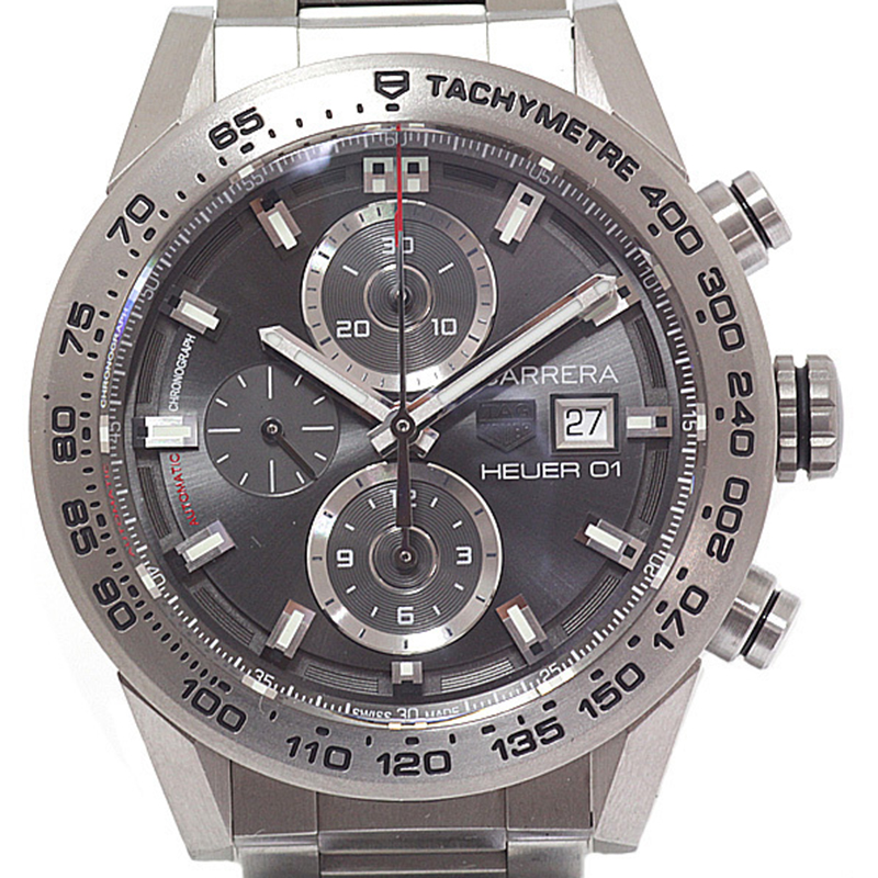 

Tag Heuer Grey Titanium Carrera Calibre Heuer
