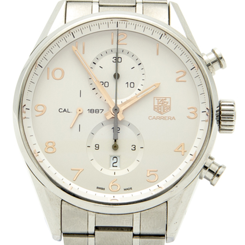 

Tag Heuer Silver Steel Carrera Open Case Automatic Men's Watch
