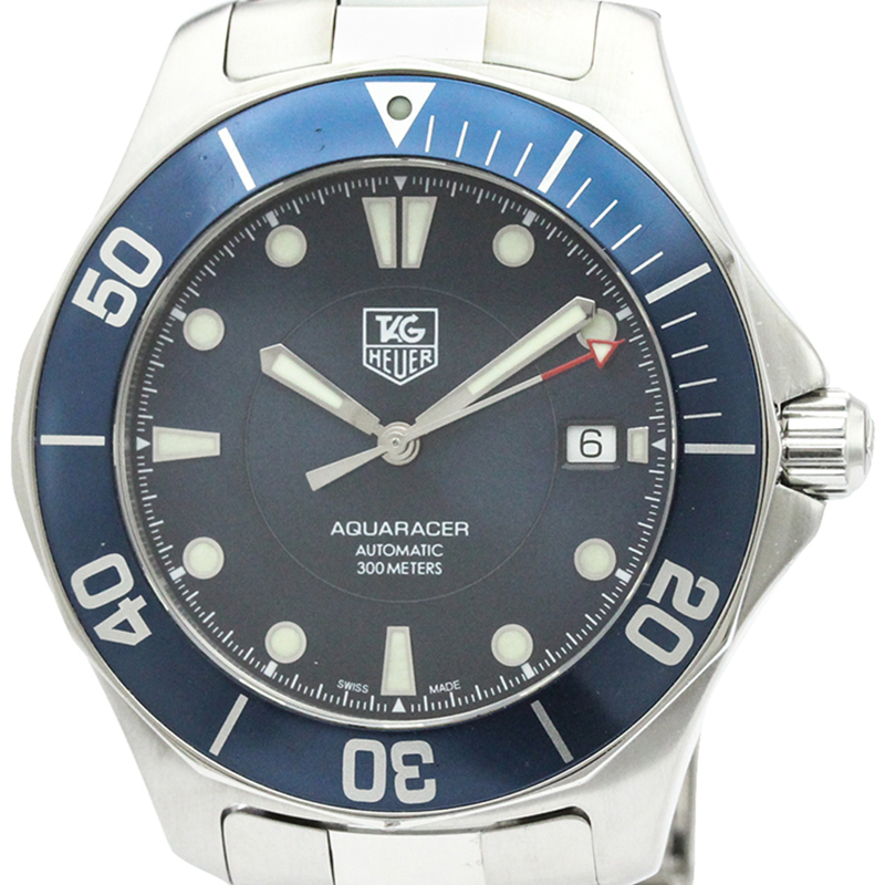 

Tag Heuer Blue Stainless Steel Aquaracer