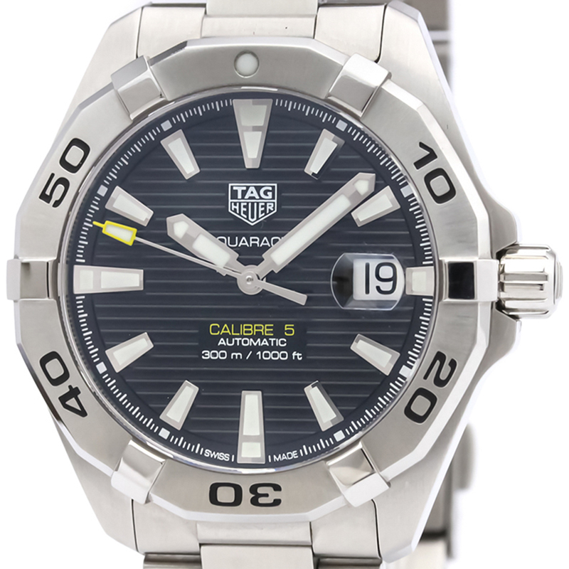 

Tag Heuer Blue Stainless Steel Aquaracer