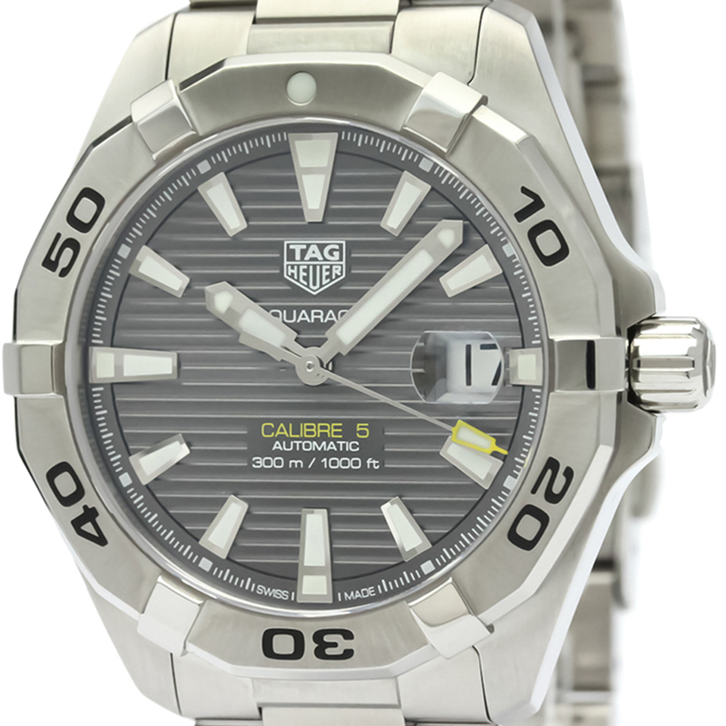 

Tag Heuer Gray Stainless Steel Aquaracer, Grey