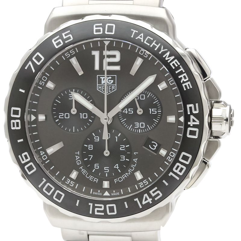 

Tag Heuer Gray Stainless Steel Formula, Grey