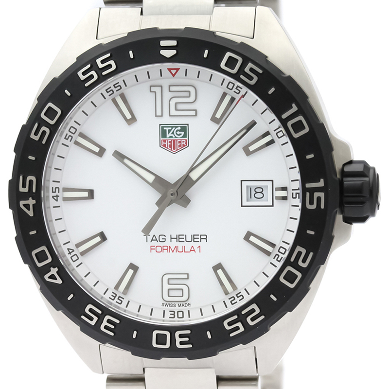 

Tag Heuer White Stainless Steel Formula