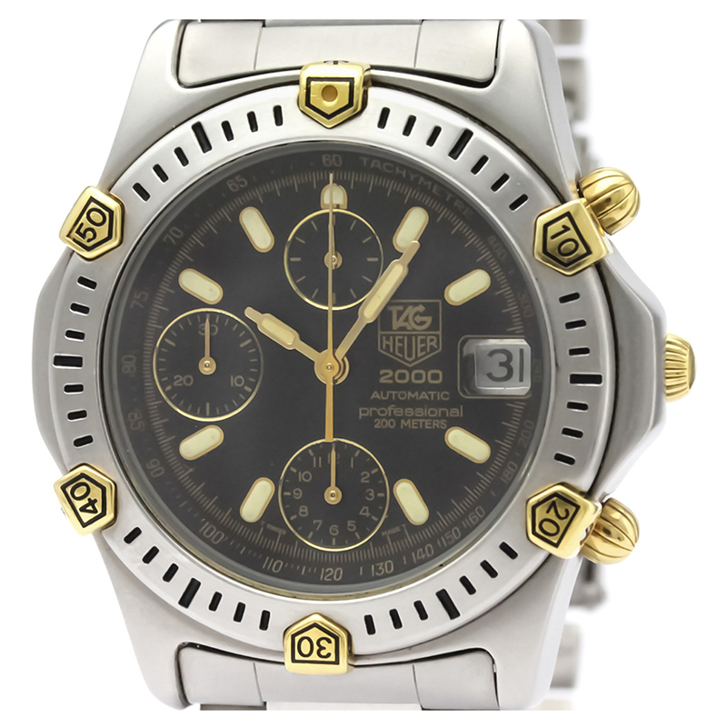 

Tag Heuer Black Gold Plated Stainless Steel