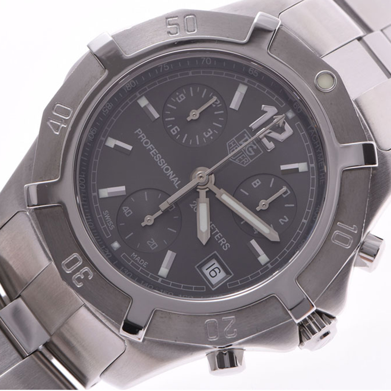 

Tag Heuer Gray Stainless Steel, Grey