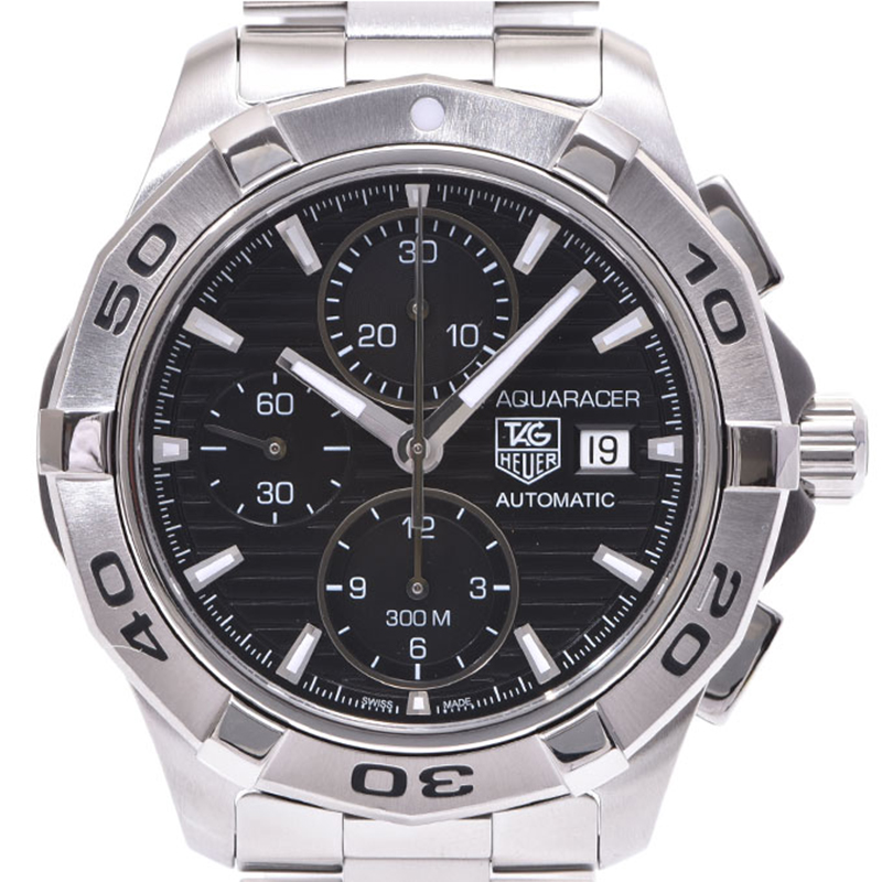 

Tag Heuer Black Stainless Steel Aquaracer Caliber