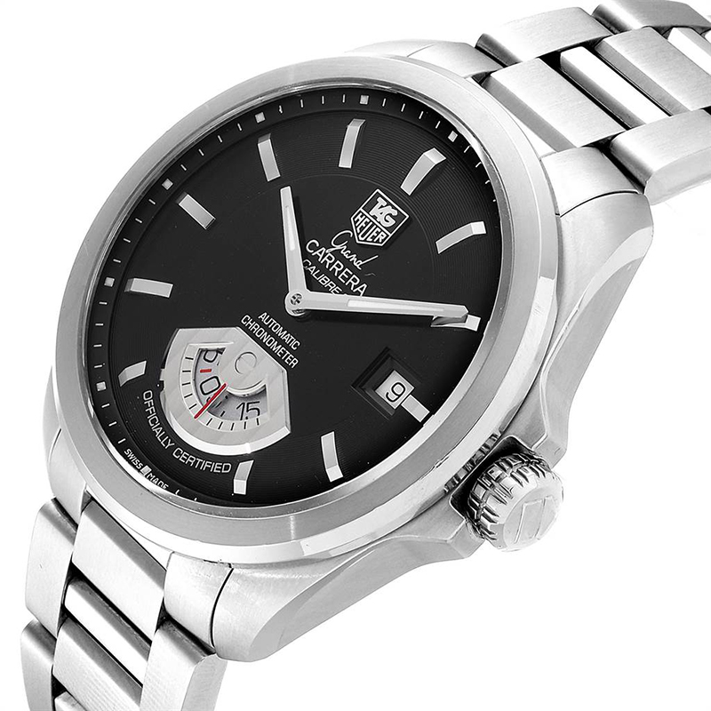 

Tag Heuer Black Stainless Steel Carrera WAV511A Men's Wriswatch