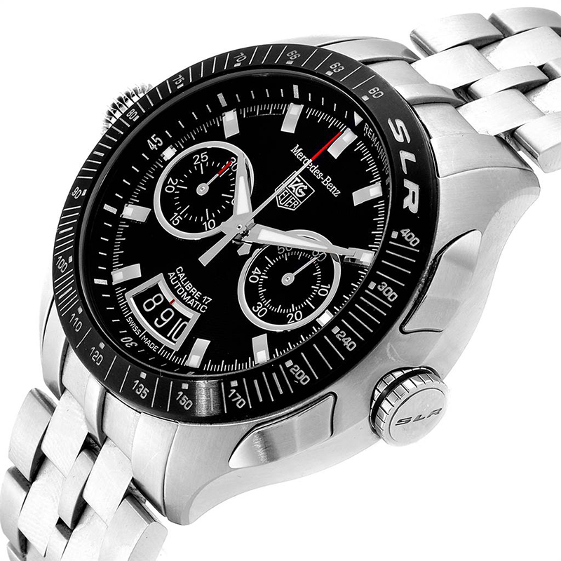 

Tag Heuer Black Stainless Steel Mercedez Benz SLR LE Chronograph CAG2111 Men's Wriswatch