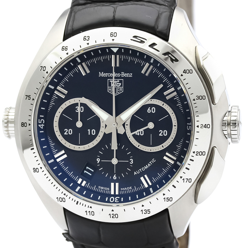 

Tag Heuer Black Stainless Steel Mercedes Benz SLR Chronograph CAG2110 Men's Wristwatch