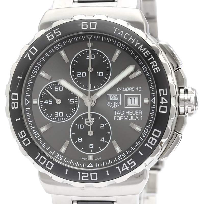 

Tag Heuer Gray Stainless Steel Formula, Grey