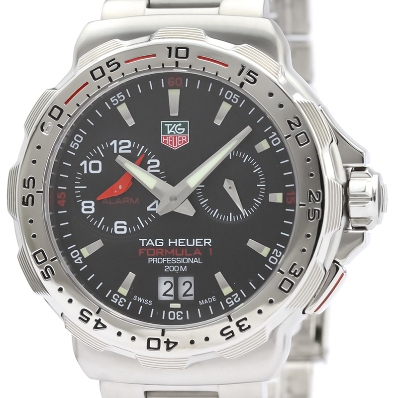 

Tag Heuer Black Stainless Steel Formula