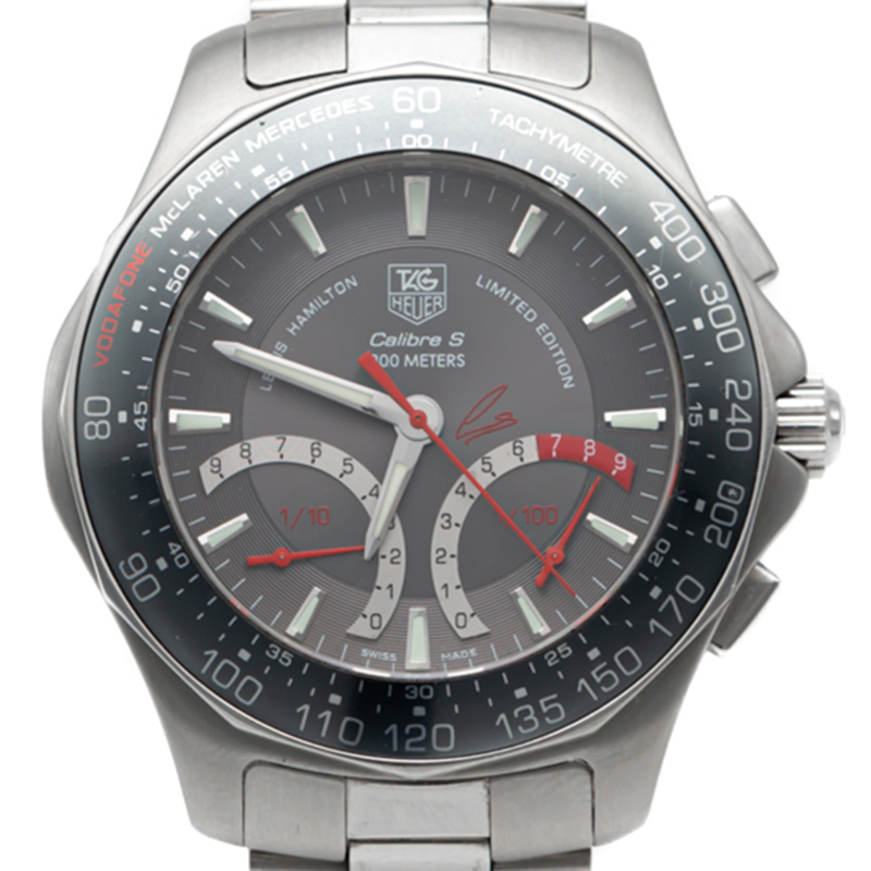 

Tag Heuer Grey Aquaracer Calibre  Lewis Hamilton Steel Limited Edition Men' Watch 41MM