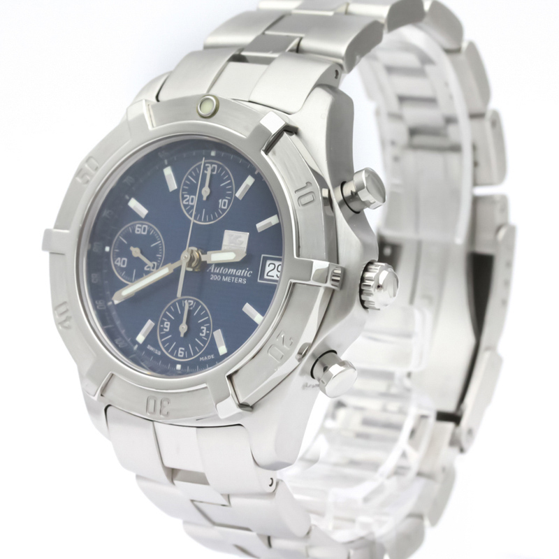 

Tag Heuer Blue Stainless Steel Automatic