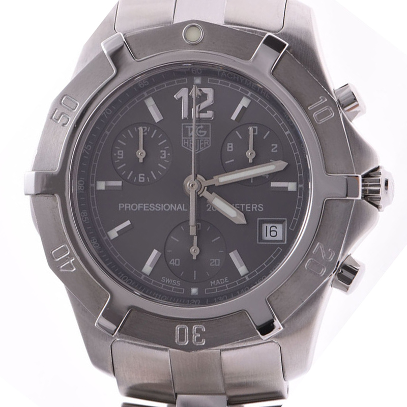 

Tag Heuer Gray Stainless Steel, Grey