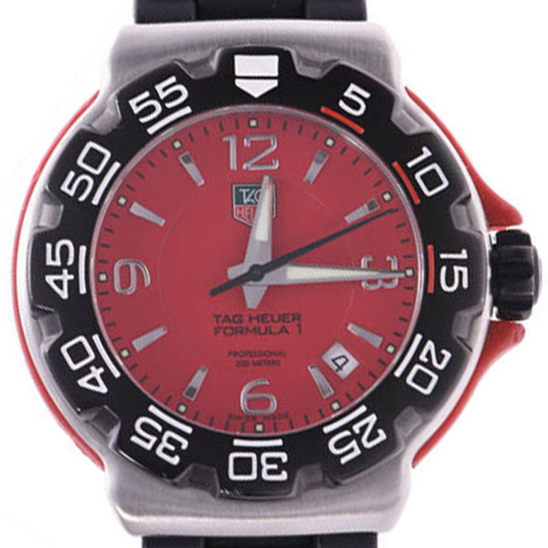 

Tag Heuer Red Stainless Steel Formula