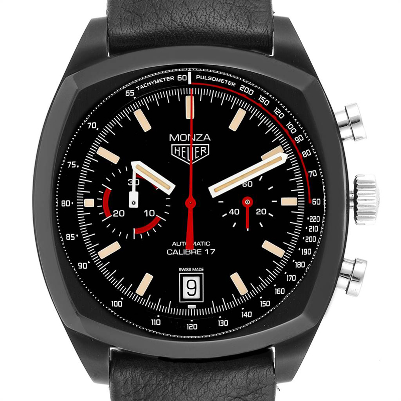 

Tag Heuer Black PVD Coated Titanium Monza Heitage Calibre CR2080 Men's Wristwatch