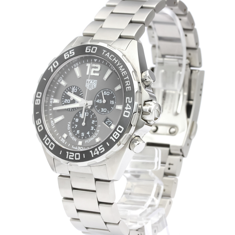 

Tag Heuer Gray Stainless Steel Formula, Grey