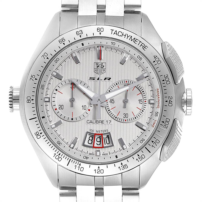 

Tag Heuer Silver Stainless Steel SLR Chronograph Automatic CAG2011 Men's Wristwatch