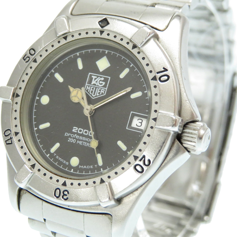 

Tag Heuer Black Stainless Steel Professional