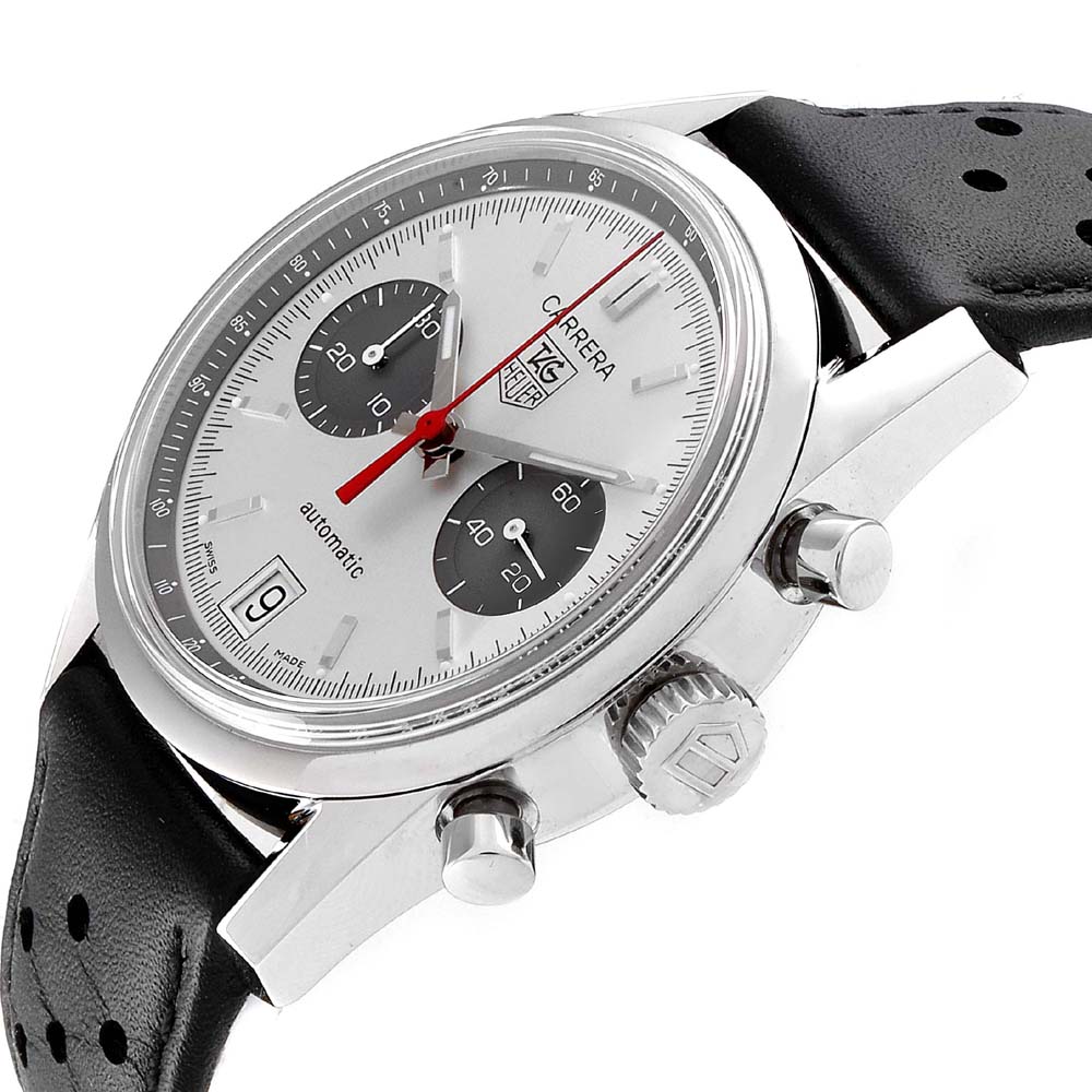 

Tag Heuer Silver Stainless Steel Carrera CV2117 Men's Wristwatch