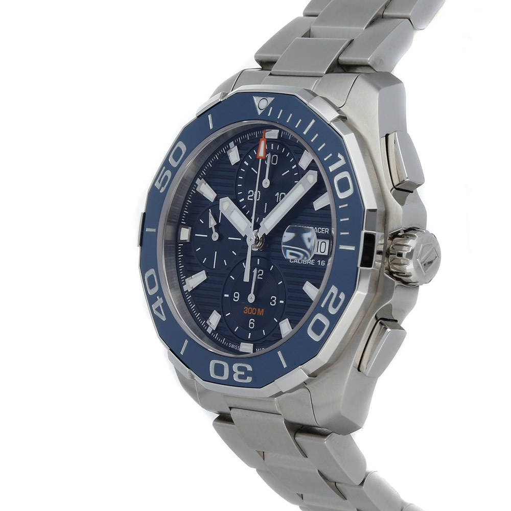 

Tag Heuer Blue Ceramic And Stainless Steel Aquaracer Chronograph CAY211B.BA0927 Men's Wristwatch