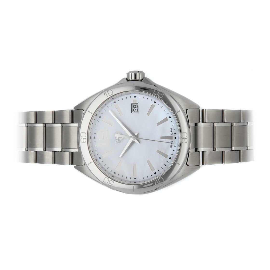 

Tag Heuer MOP Stainless Steel Formula, White