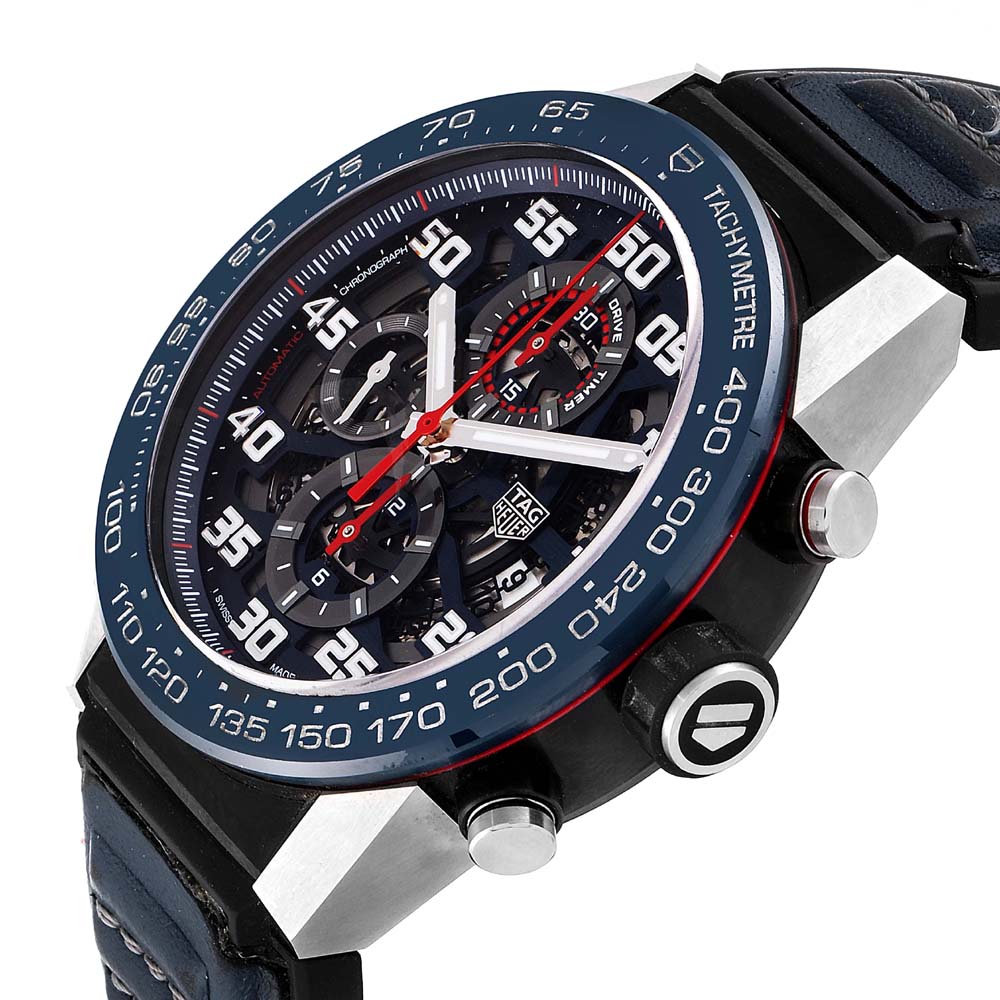 

Tag Heuer Blue Stainless Steel Carrera Red Bull Racing CAR2A1N Men's Wristwatch