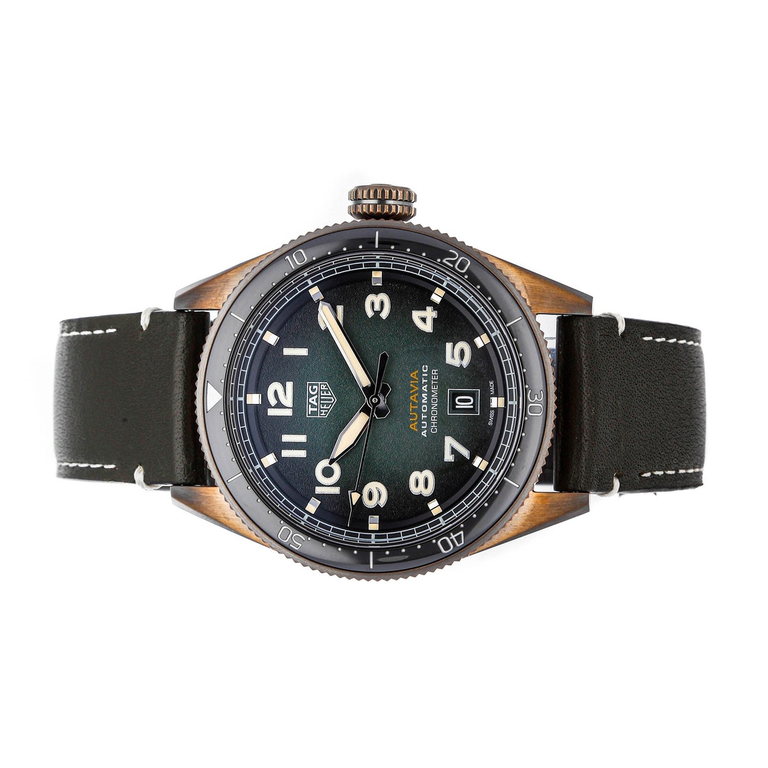 

Tag Heuer Khaki Bronze Autavia Heritage Calibre, Green