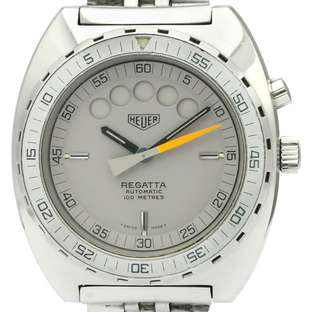 

Tag Heuer Grey Stainless Steel Regatta Automatic 134.603 Men's Wristwatch 42 MM