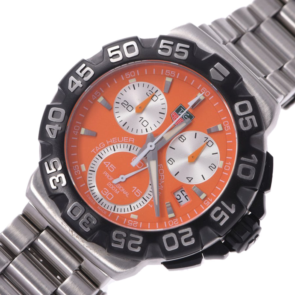 

Tag Heuer Orange Stainless Steel Formula