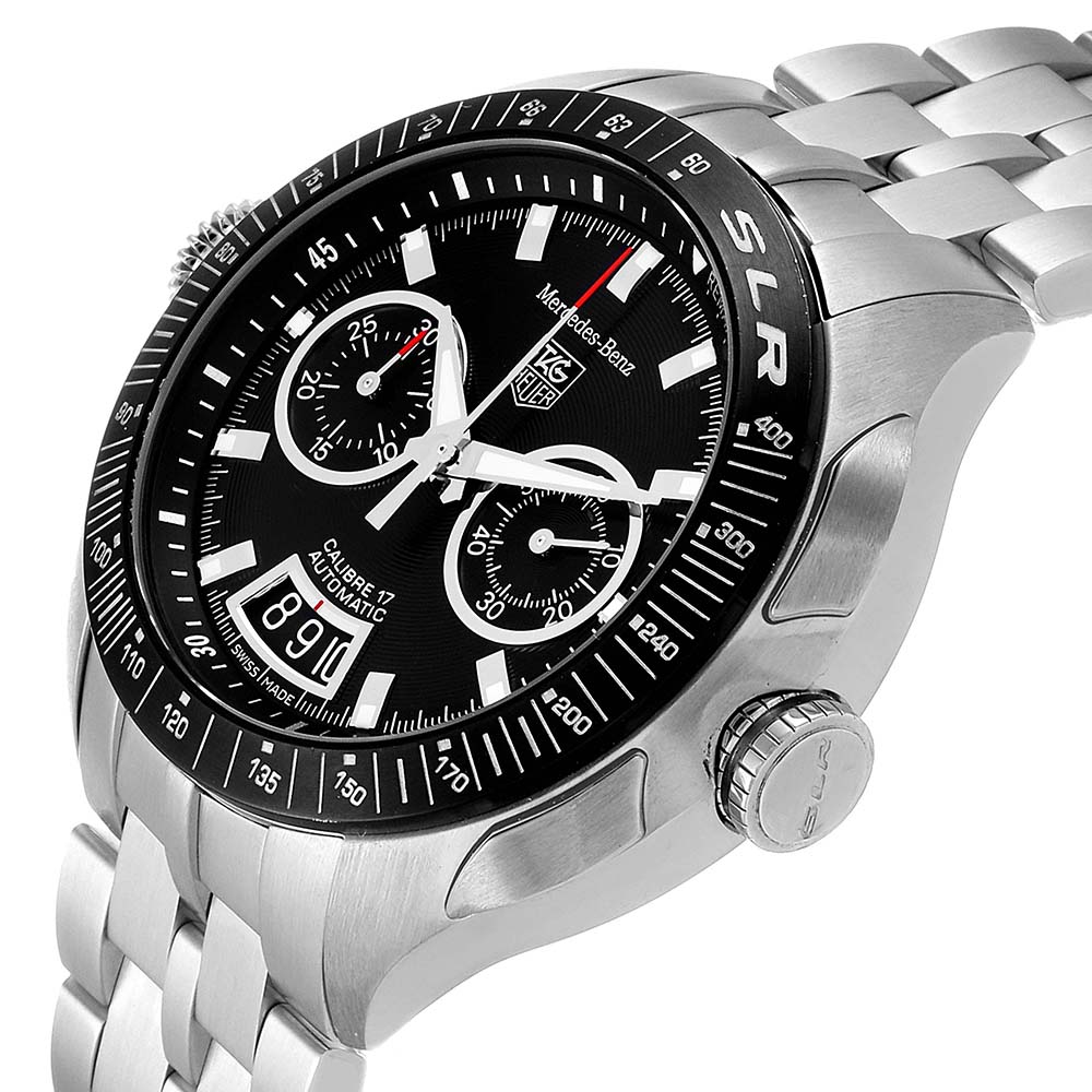 

Tag Heuer Black Stainless Steel Mercedez Benz SLR LE Chronograph CAG2111 Men's Wristwatch