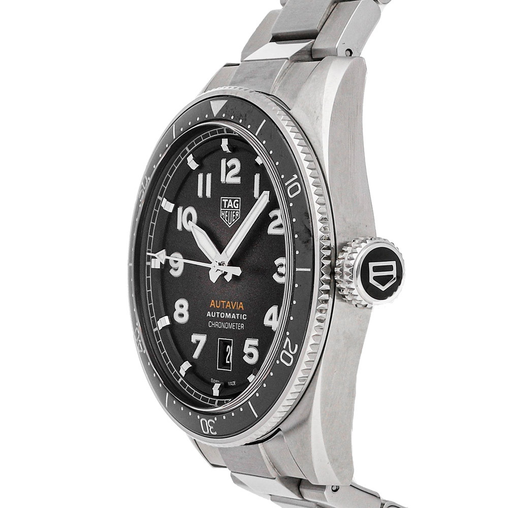 

Tag Heuer Black Stainless Steel Autavia Calibre