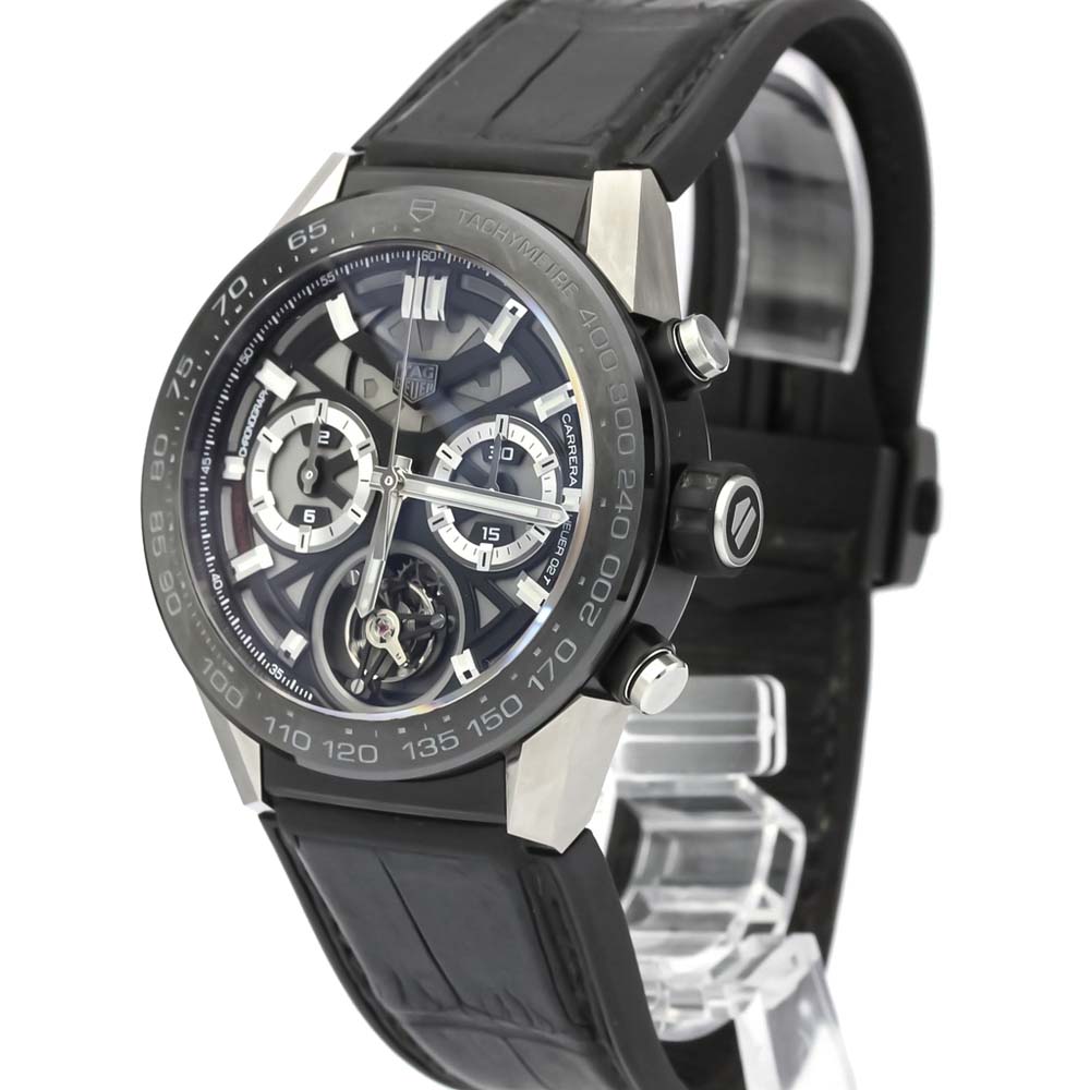 

Tag Heuer Black Ceramic Carrera Automatic CAR5A8Y Men's Wristwatch