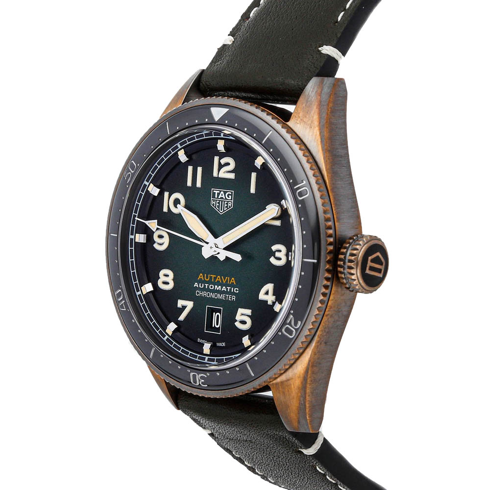 

Tag Heuer Khaki Bronze Autavia Calibre, Green