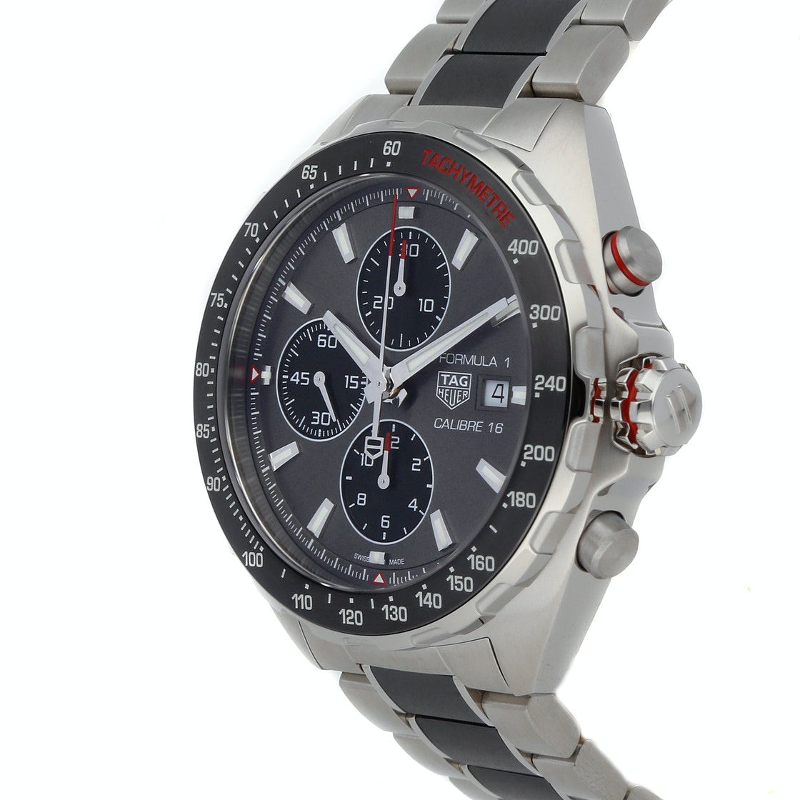 

Tag Heuer Grey Stainless Steel Formula 1 Chronograph CAZ2012.BA0970 Men's Wristwatch 44 MM