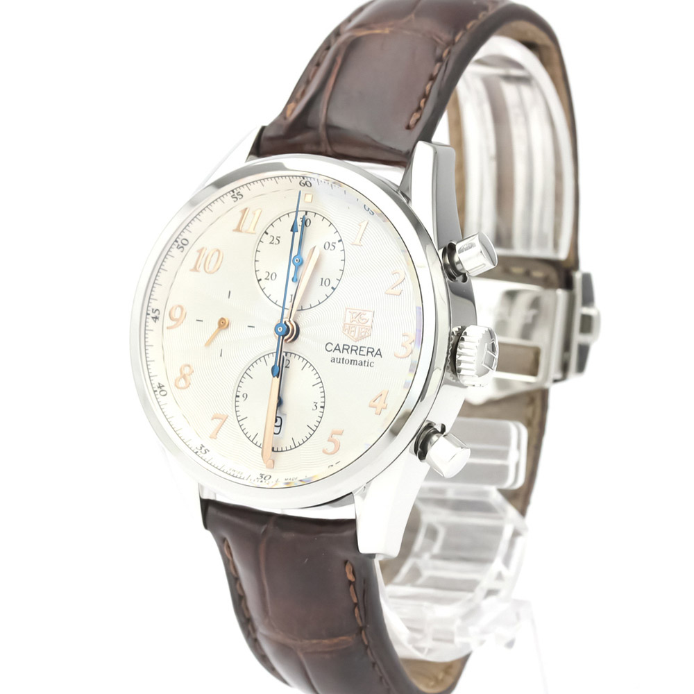 

Tag Heuer Silver Stainless Steel Carrera Automatic CAS2112 Men's Wristwatch