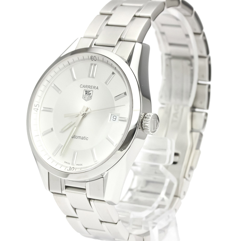 

Tag Heuer Silver Stainless Steel Carrera Automatic WV211A Men's Wristwatch