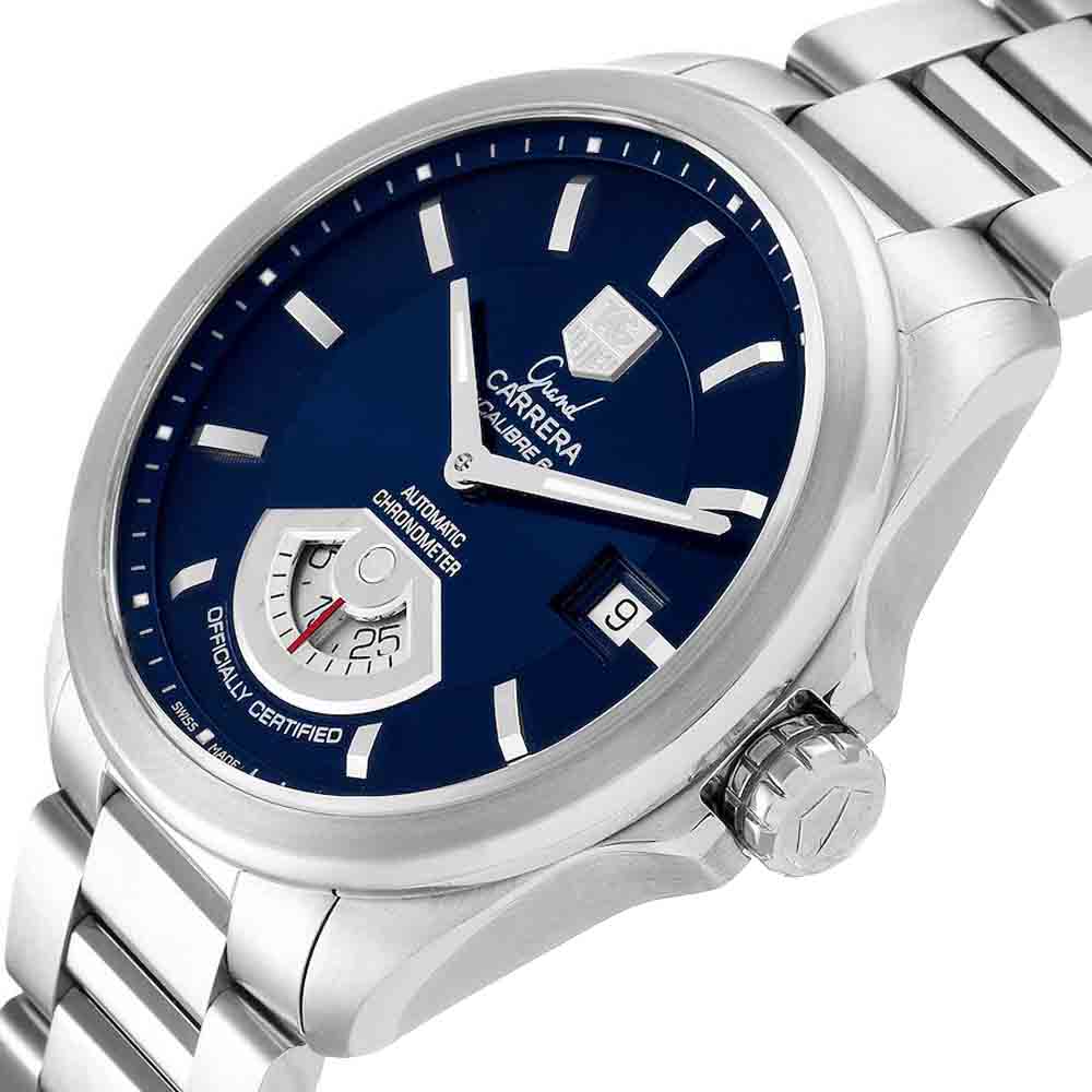 

Tag Heuer Blue Stainless Steel Carrera Automatic WAV511J Men's Wristwatch 40 MM