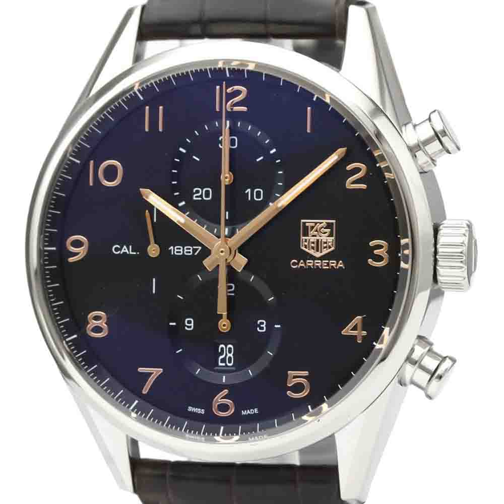 

Tag Heuer Black Stainless Steel Carrera CAR2014 Automatic Men's Wristwatch 43 MM