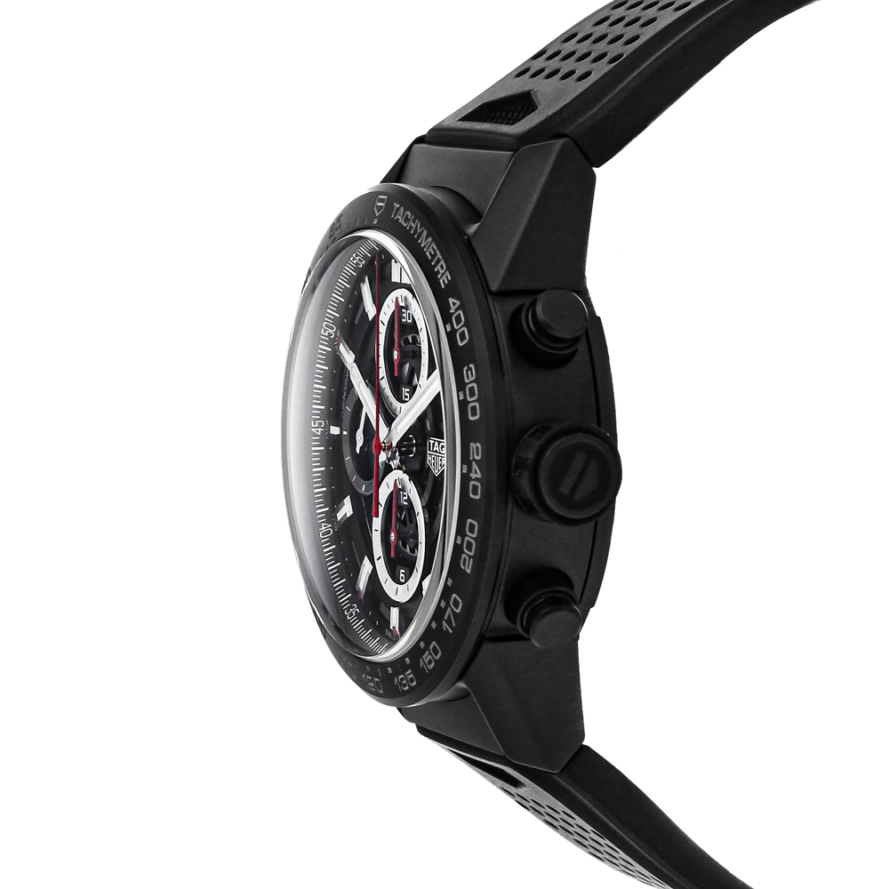 

Tag Heuer Black Ceramic Carrera CAR2090.FT6088 Men's Wristwatch 43 MM