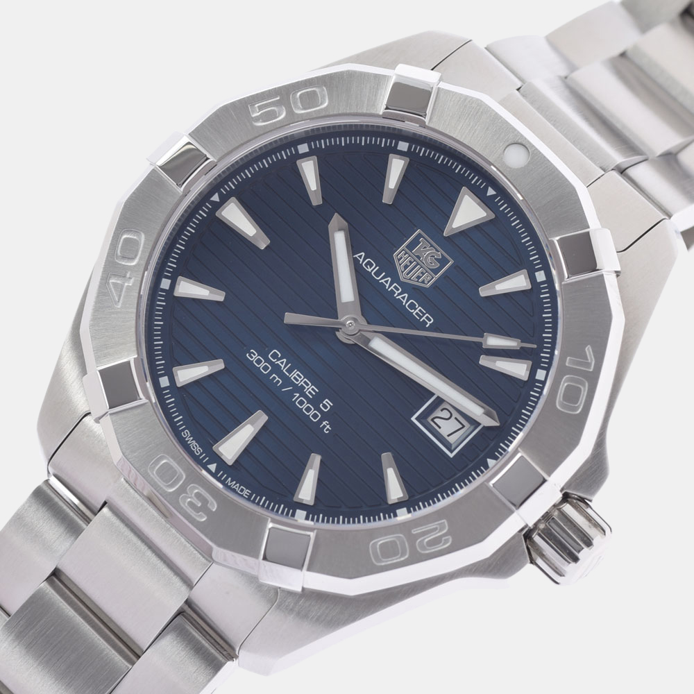 

Tag Heuer Blue Stainless Steel Aquaracer WAY2112.BA0928 Men's Wristwatch