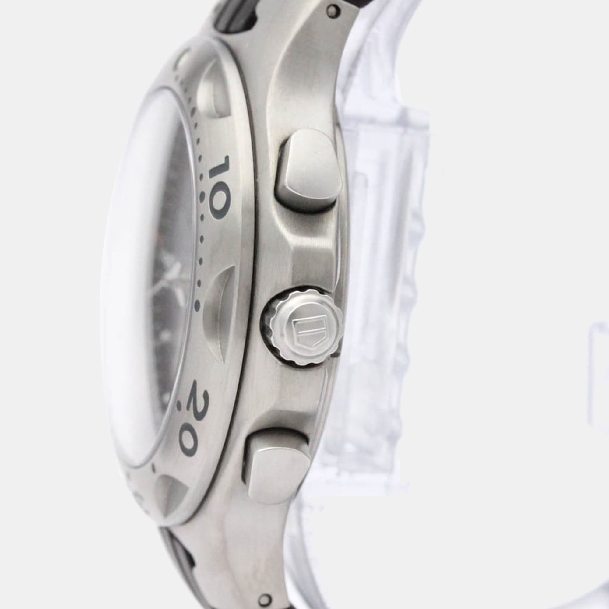 

Tag Heuer Black Titanium Kirium Mclaren Chronograph CL1182 Quartz Men's Wristwatch 39 mm