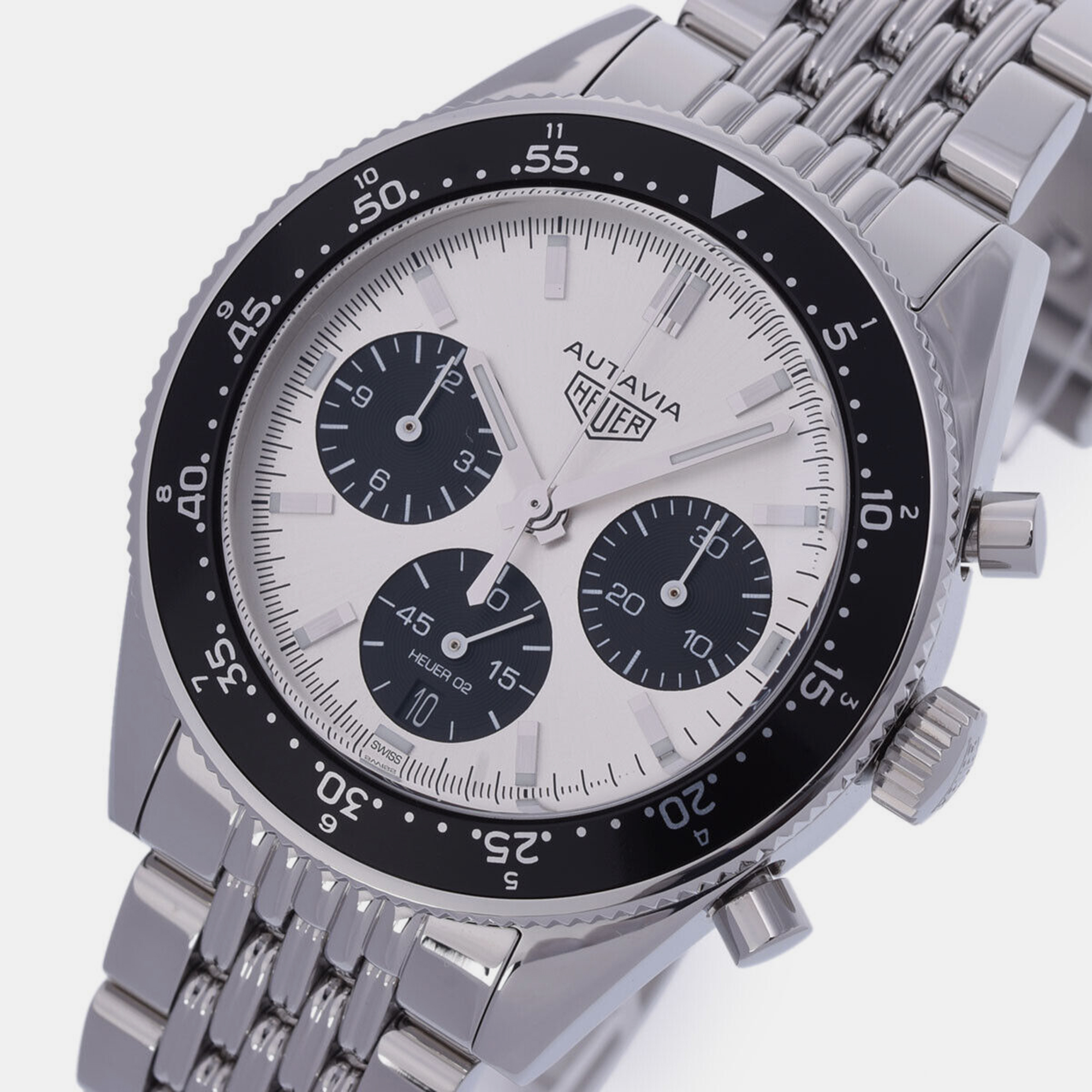 

Tag Heuer Silver Stainless Steel Autavia Heritage CBE2111.BA0687 Automatic Chronograph Men's Wristwatch 42 mm