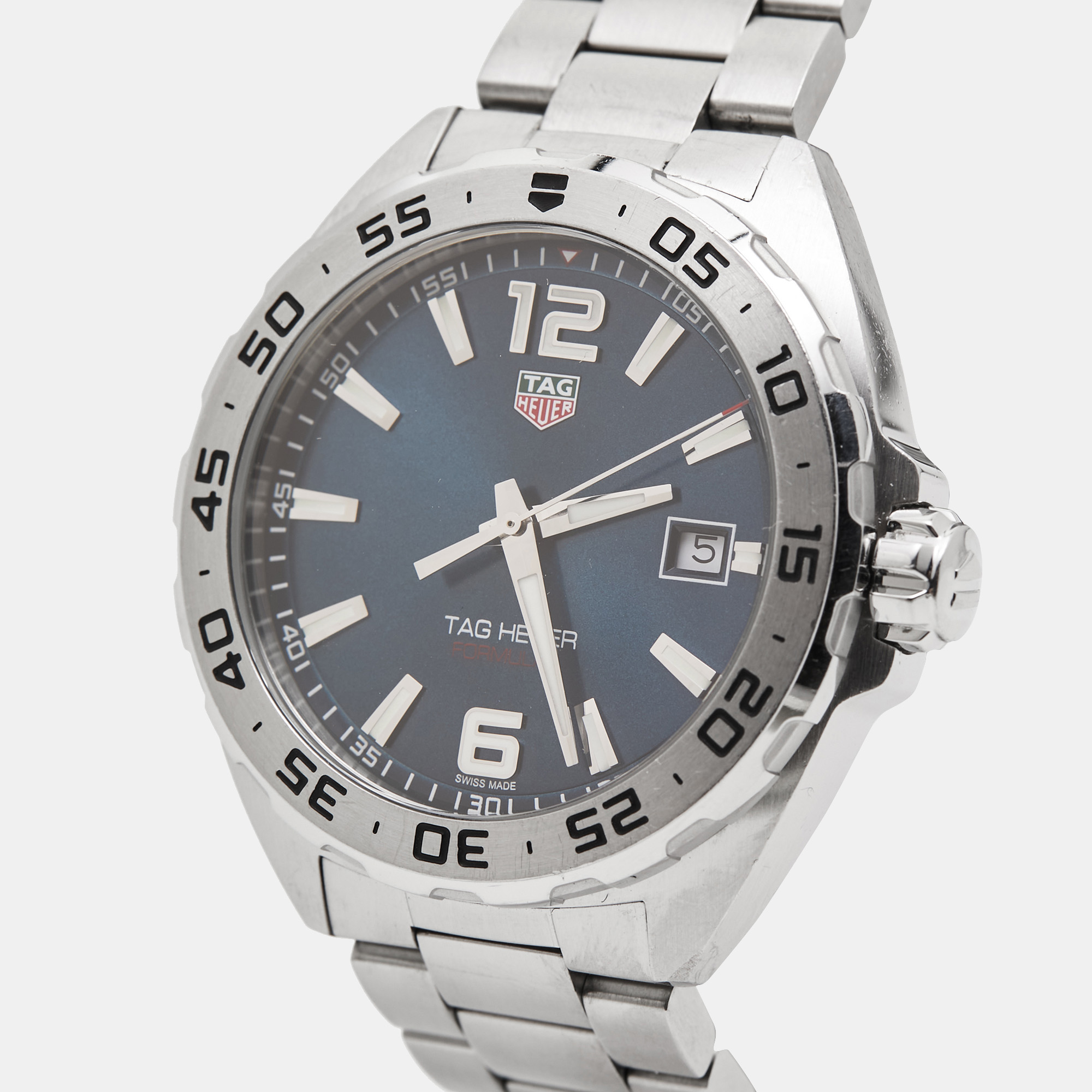 

Tag Heuer Blue Stainless Steel Formula, Silver