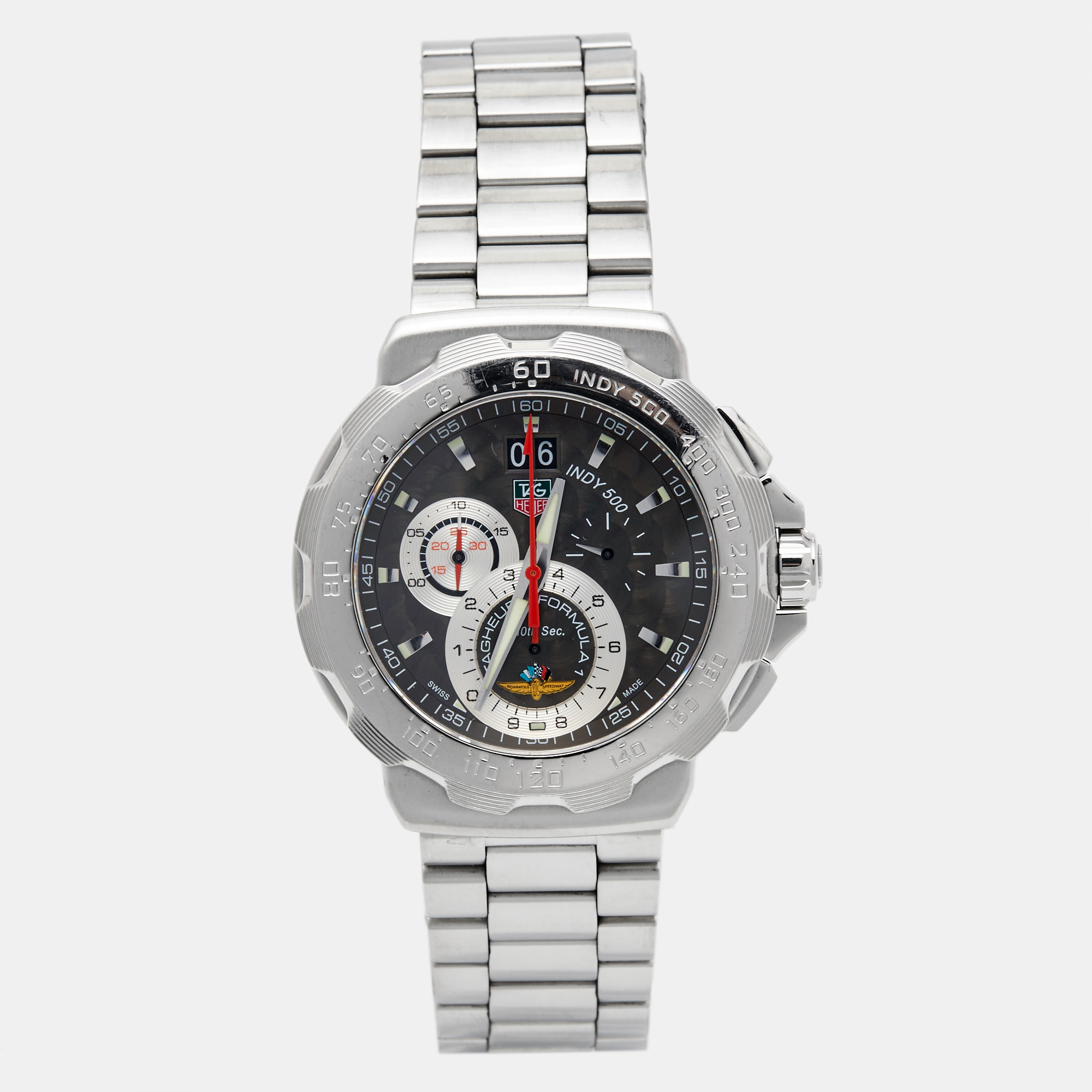 

TAG Heuer Grey Stainless Steel Indianapolis