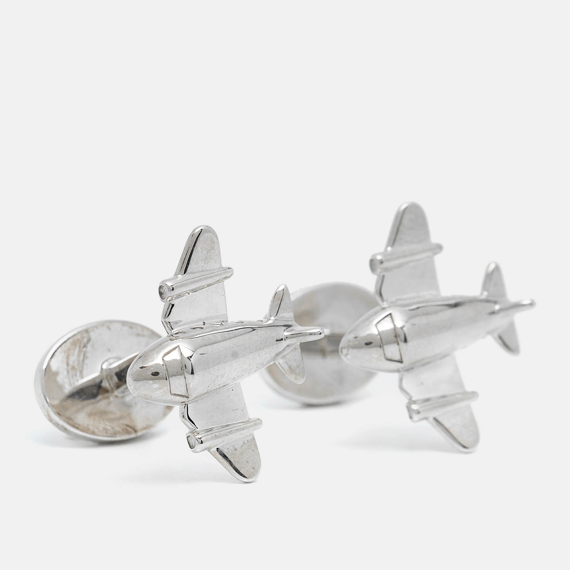 

Tiffany & Co. Airplane Sterling Silver Cufflinks